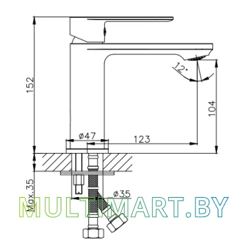Смеситель Haiba HB10590 картинка 2